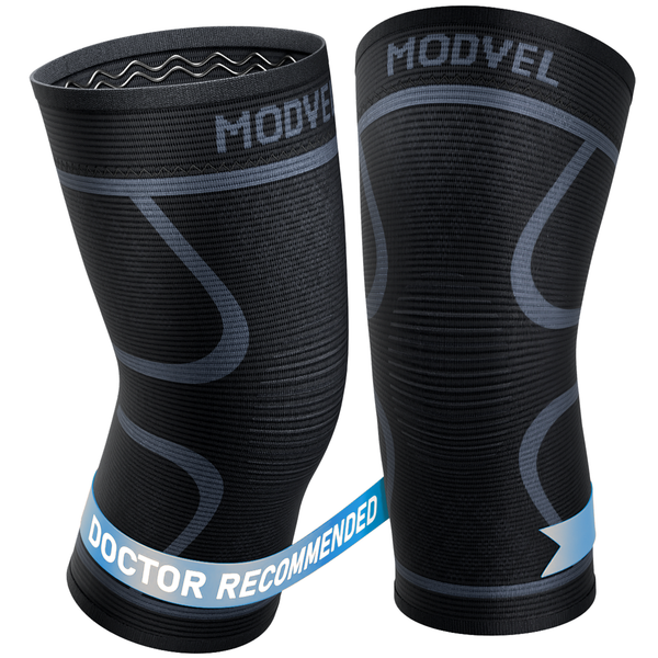 Modvel 2-Pack Compression Knee Sleeves – All-Day Support & Pain Relief