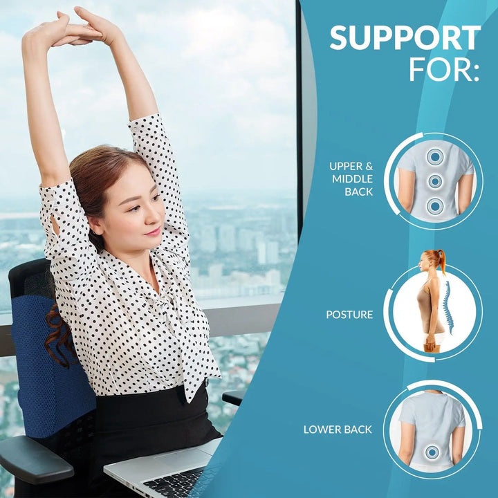 Car/Office Seat Posture Corrector & Lumbar Support – KlickMart