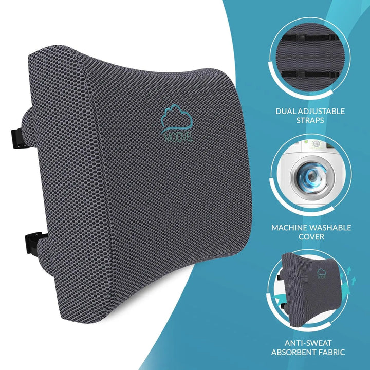Lumbar Support, Car Back Support Mesh Double Layers Ergonomic Designed for  Comfort And Lower Back Pain Relief - Car Seat Lumbar Support for The  driver, Office Chair, Wheelchair 
