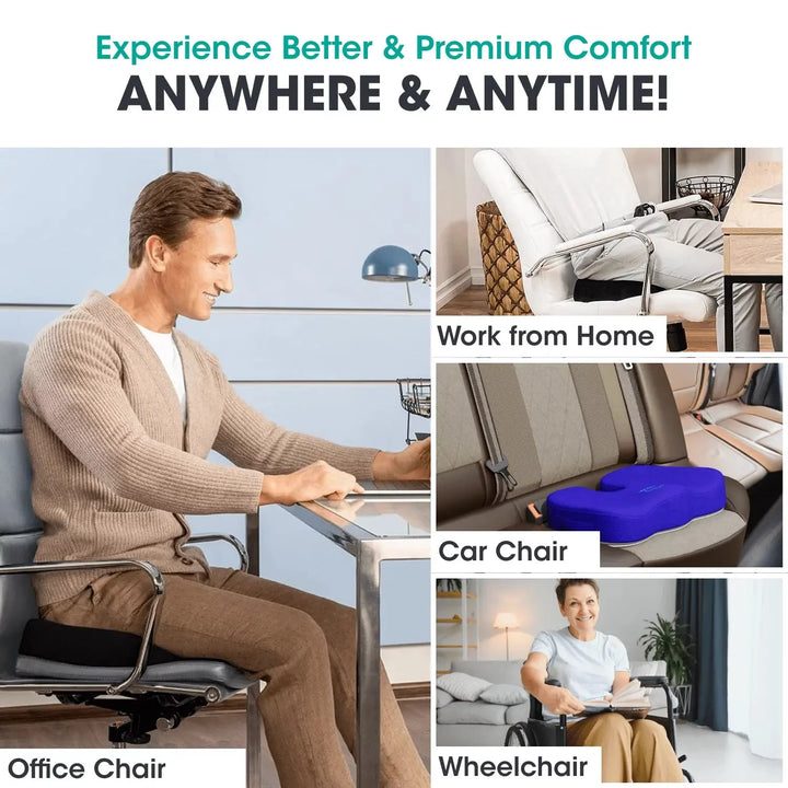 Relieve Sitting Pain & Improve Sitting Posture with a Seat Cushion 